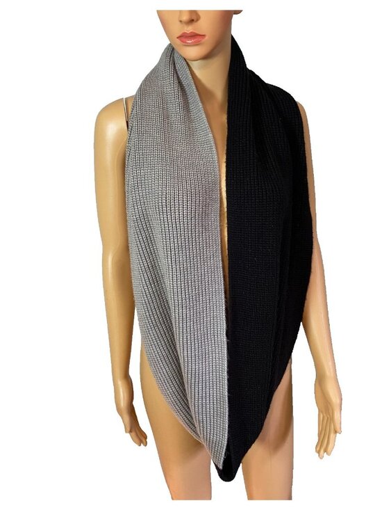 kate spade new york Accessories - Kate Spade Neck Scarf BLACK/GREY Soft and Comfortable,Outdoor